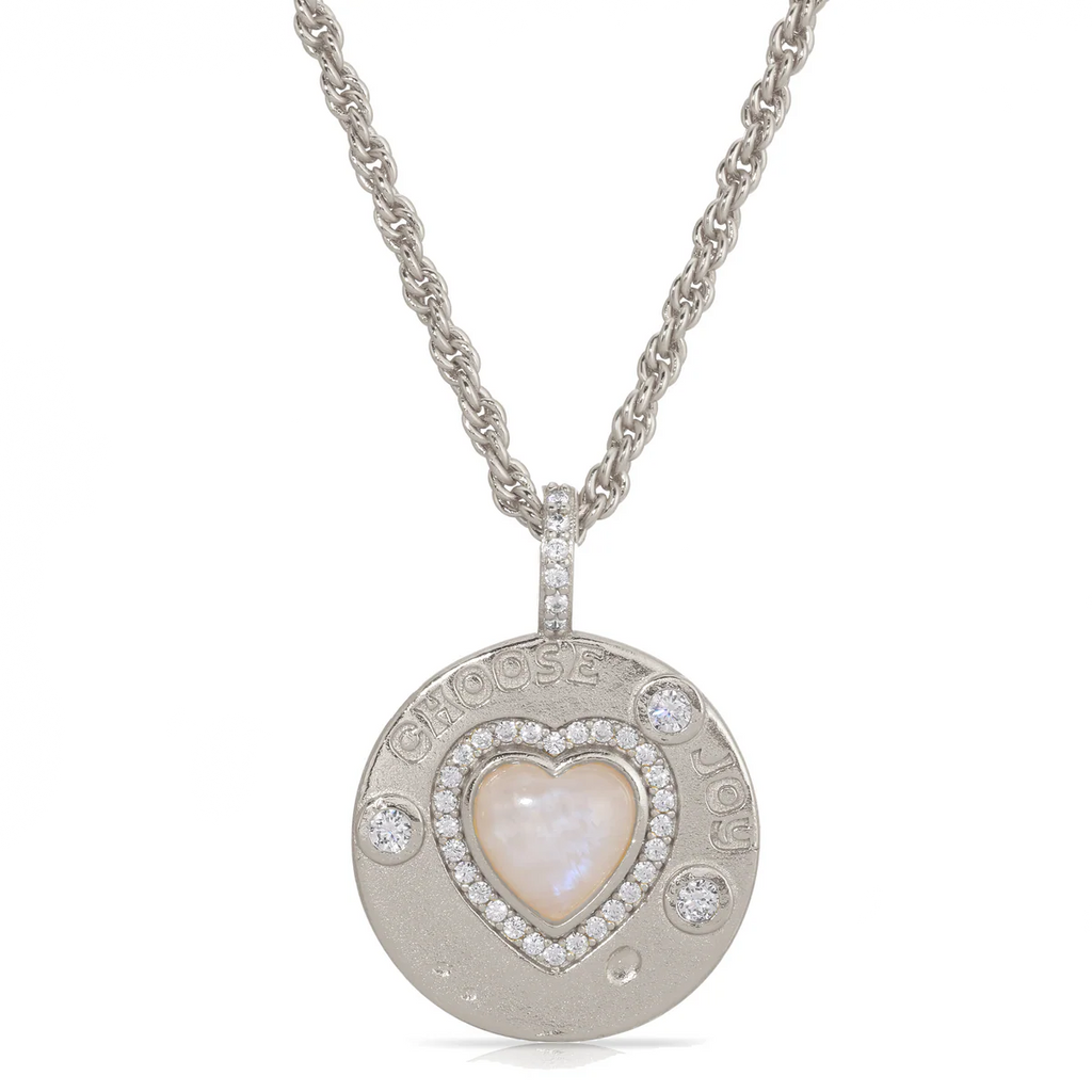 Joyful Heart Necklace - Moonstone