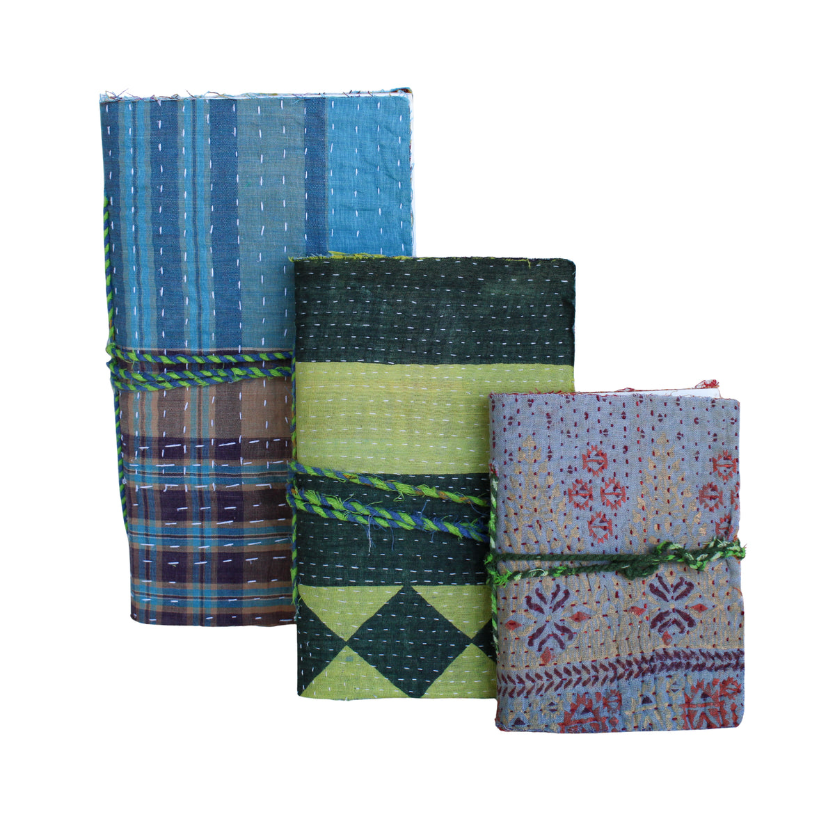 Kantha Wrap Journals