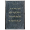 Kahlil Gibran - Book Collection (Grey Wood) - Art Print