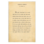 Kahlil Gibran Art Print - Book Collection