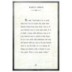 Kahlil Gibran Art Print - Book Collection