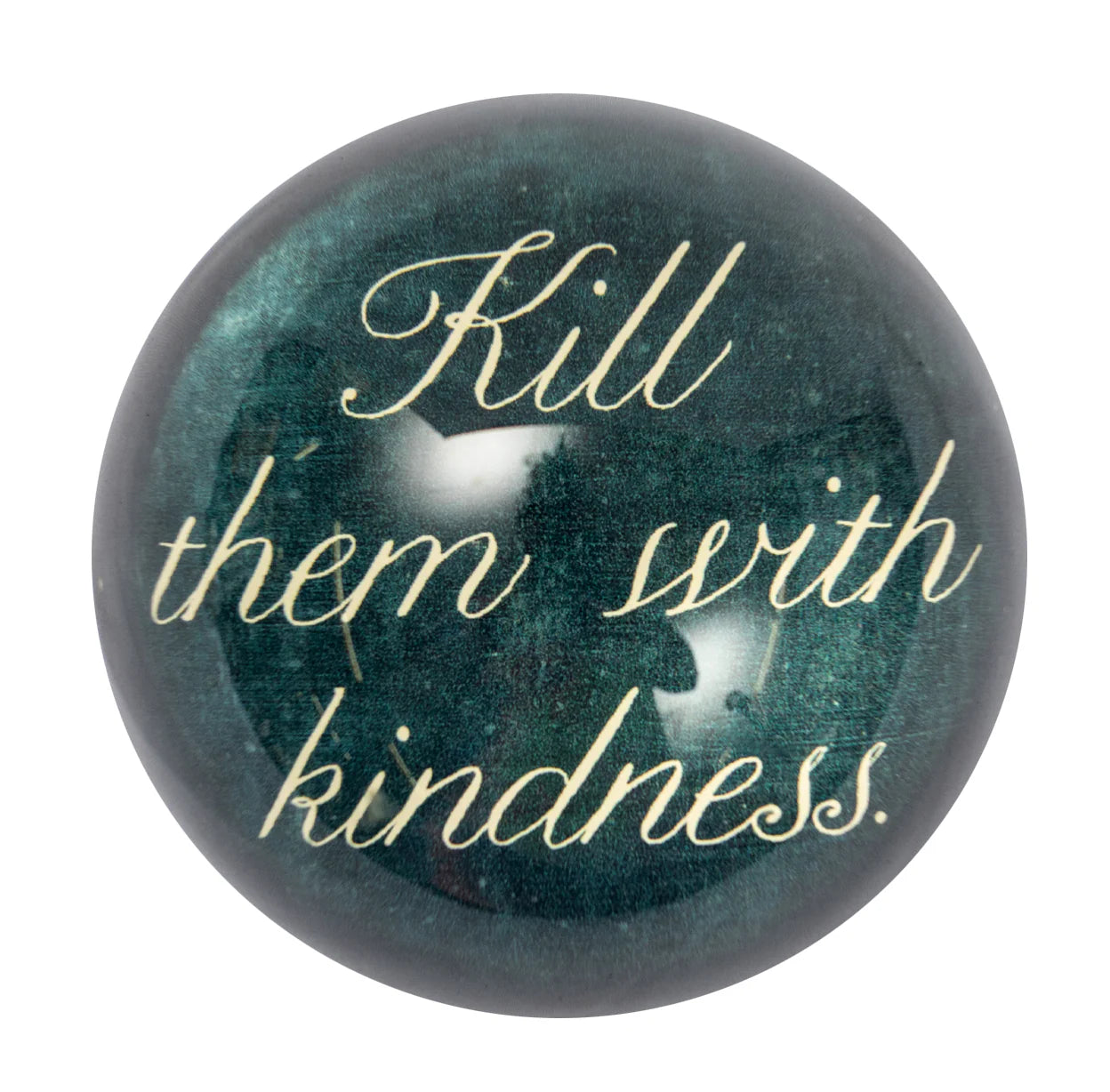 ***Kill Them With Kindness Paperweight - NEW