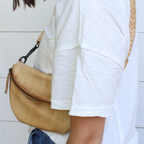 Braided Strap Small Bag Honey