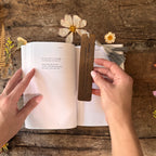 Something Very Magical Leather Bookmark