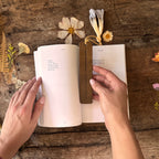 A Well-Read Woman Leather Bookmark
