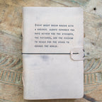 Every Great Dream Artisan Leather Journal - Grey