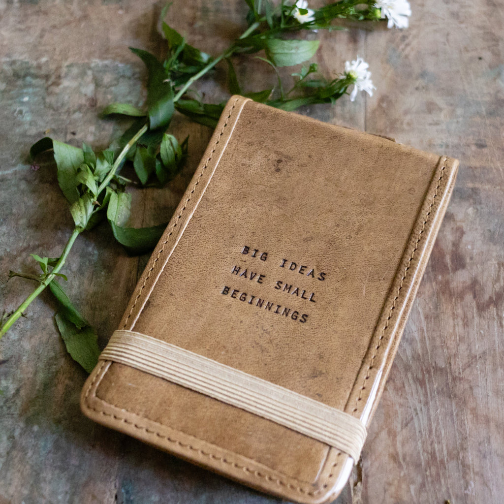 Mini Signature Leather Journals
