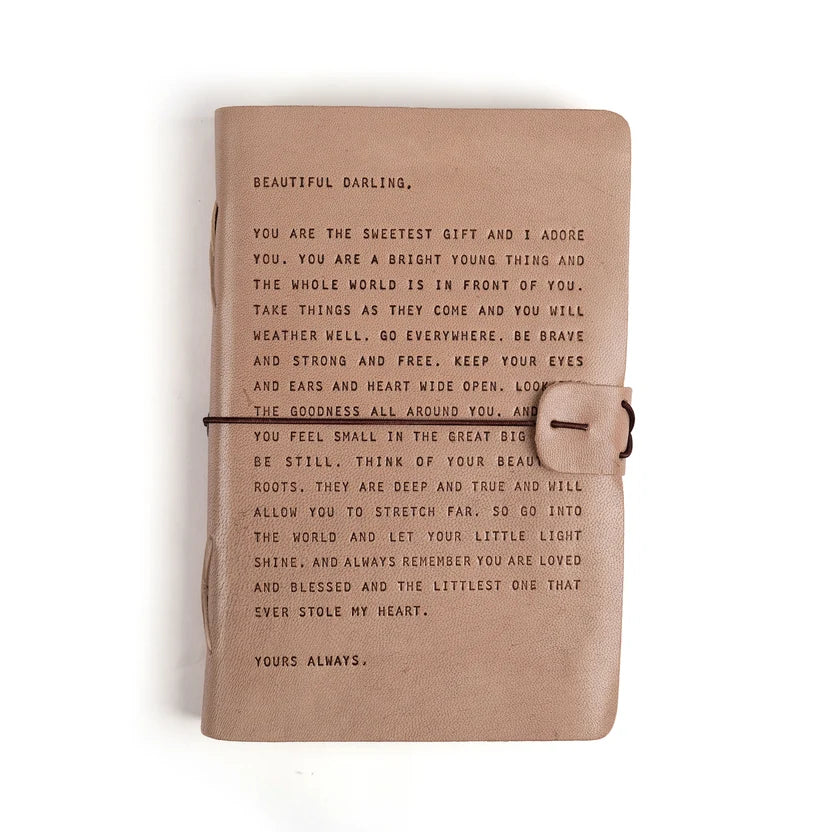 Artisan Leather Journals - Blush