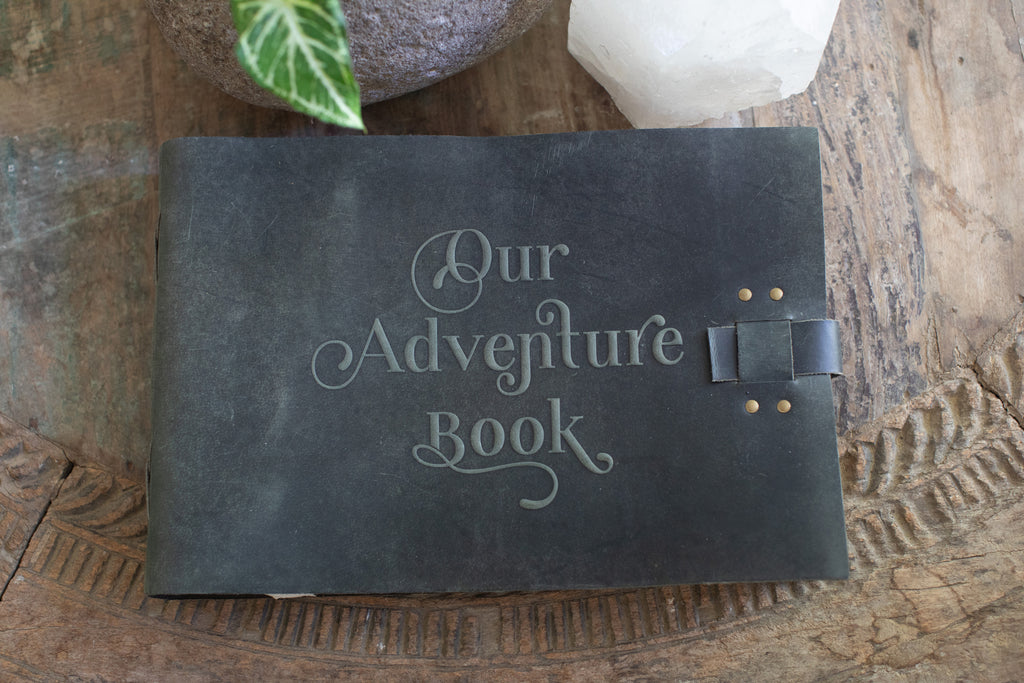 Our Adventure Leather Story Keeper 14" x 10" - Slate
