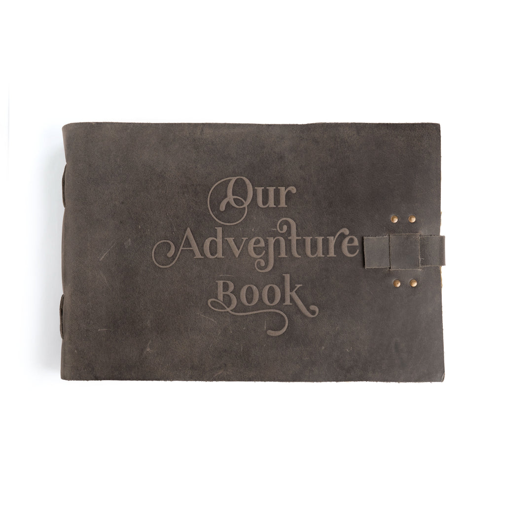 Our Adventure Leather Story Keeper 14" x 10" - Slate