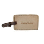 Leather Luggage Tags