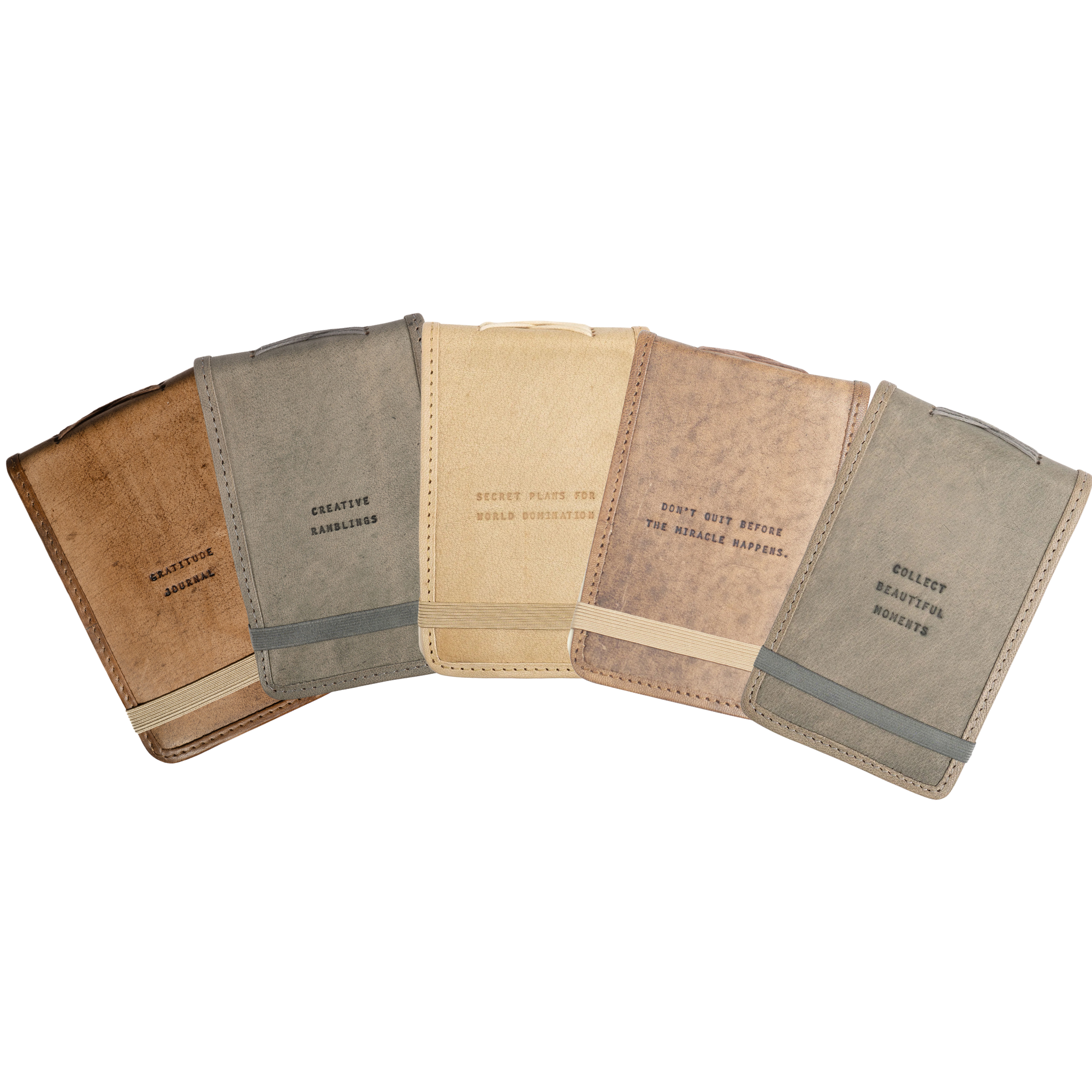 Mini Signature Leather Journals