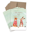 Fox & Bunny Friend Boxed Holiday Cards - Set of 10