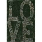 L-O-V-E Art Print in Black