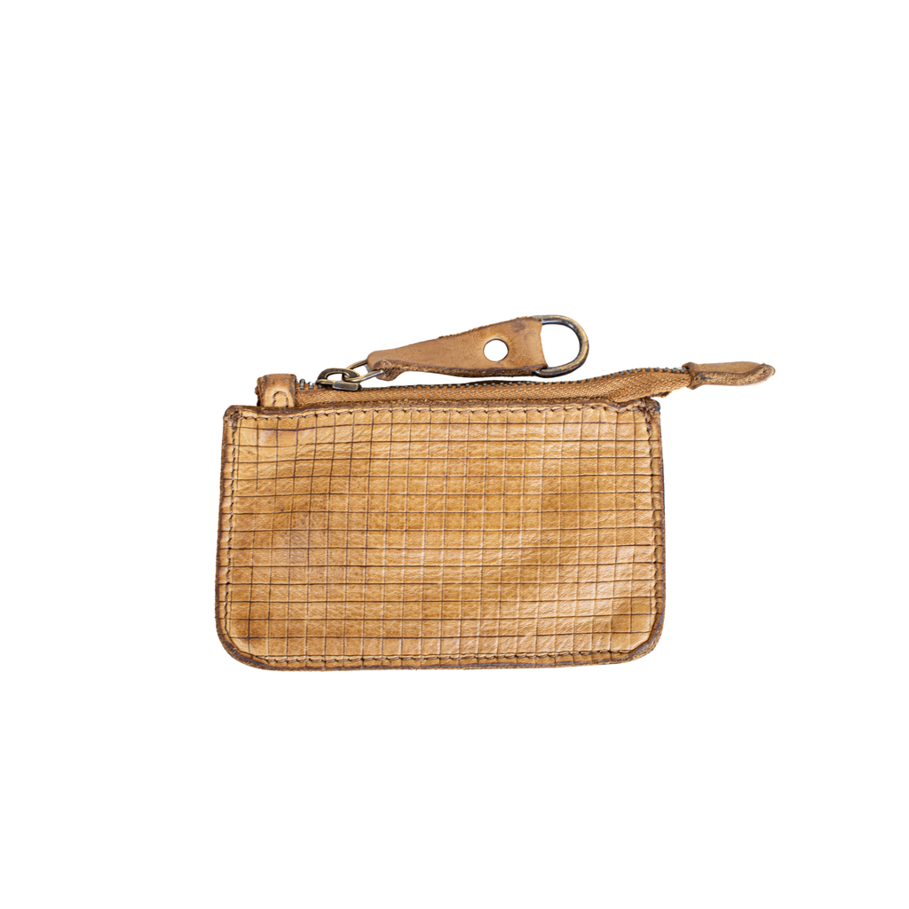 Scale Key Wallet Beige