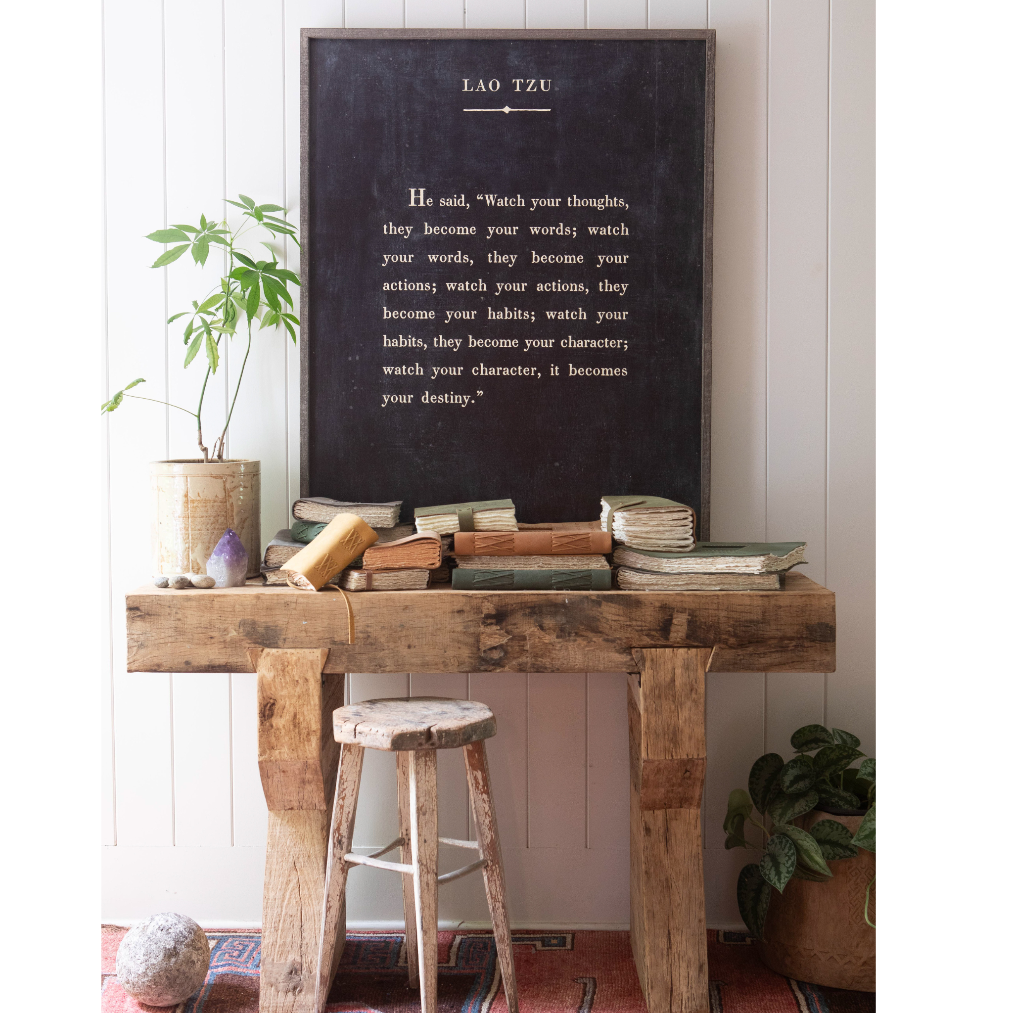 Lao Tzu Art Print - Book Collection