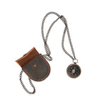 ***Let Your Heart Be Your Compass with Leather Pouch