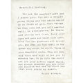 Letter for Sophie