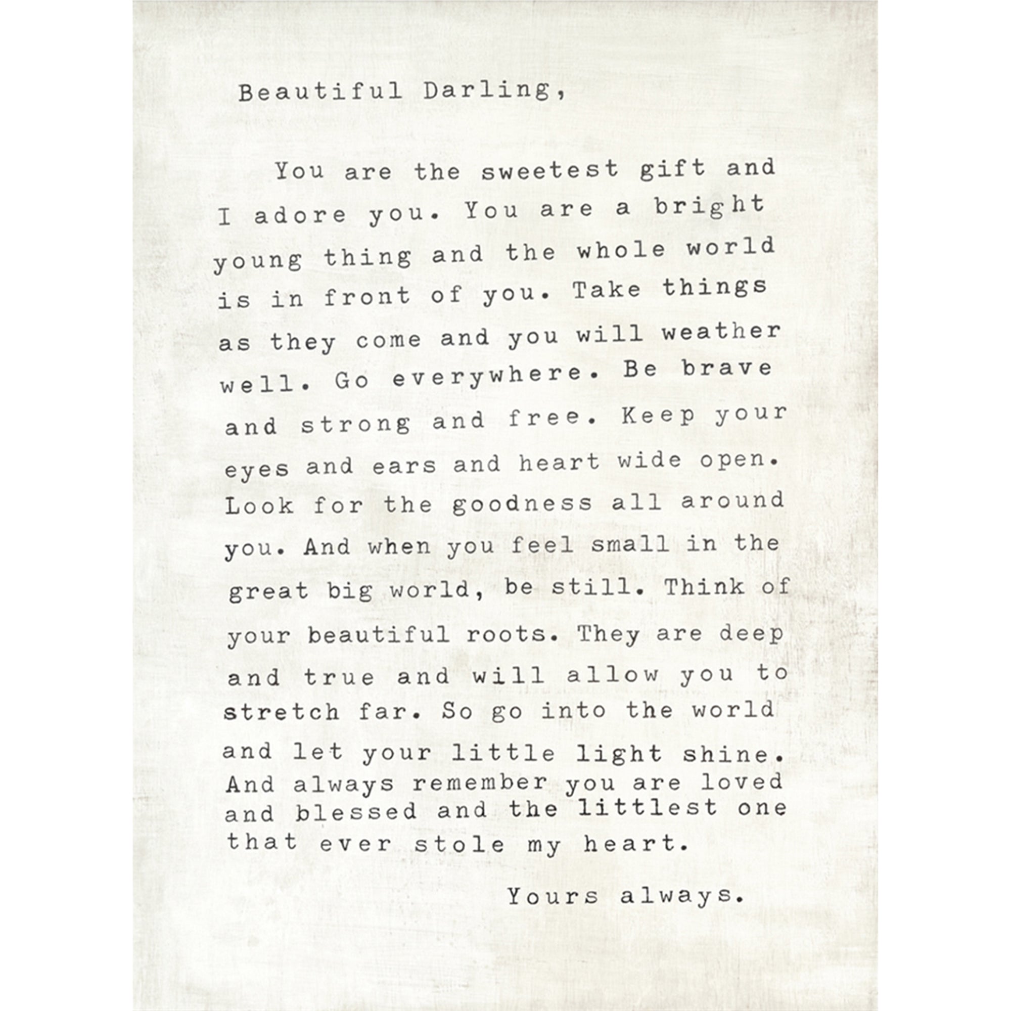 Letter for Sophie