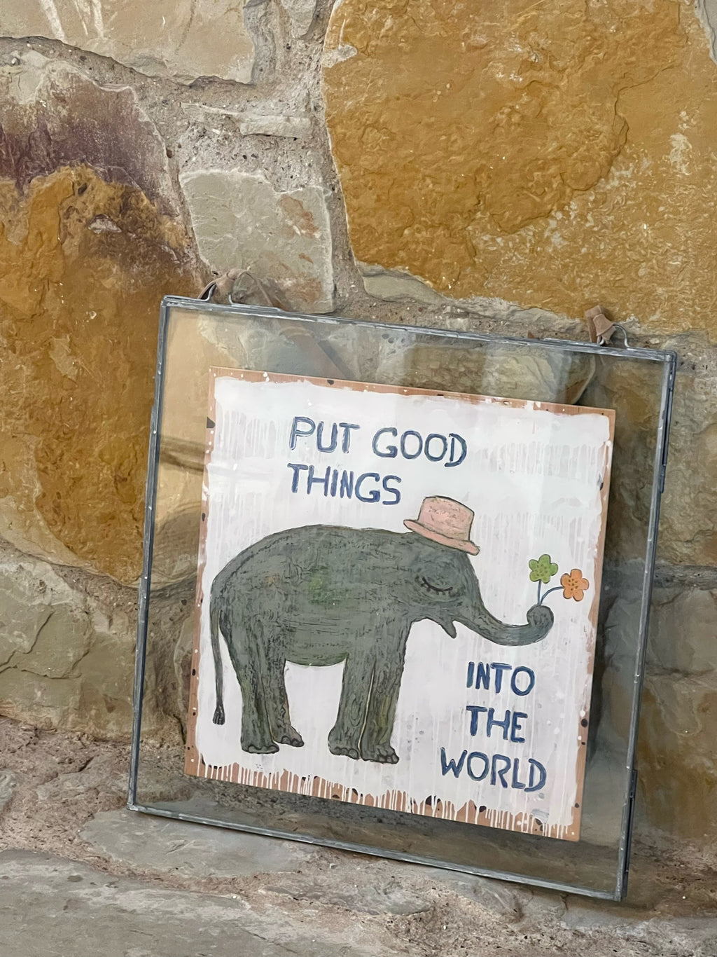 Square Zinc Hanging Frame