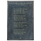 Love is More Thicker Art Print - Poetry Collection