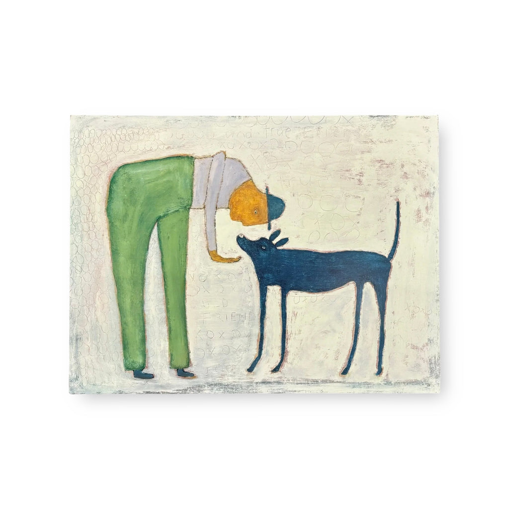 Man With Dog Art Tile Collection