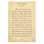 Maya Angelou - Book Collection - Art Print