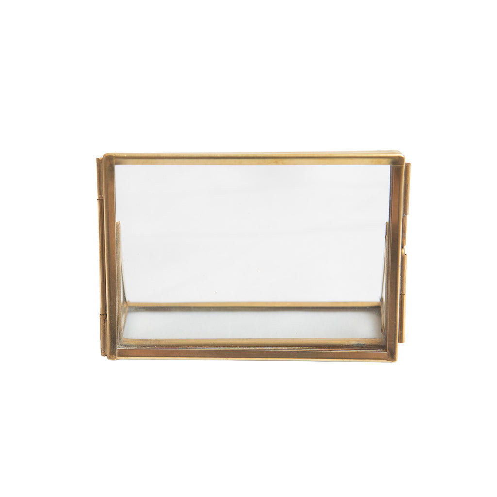 Brass Standing Frame 3.5" x 2.5" Horizontal