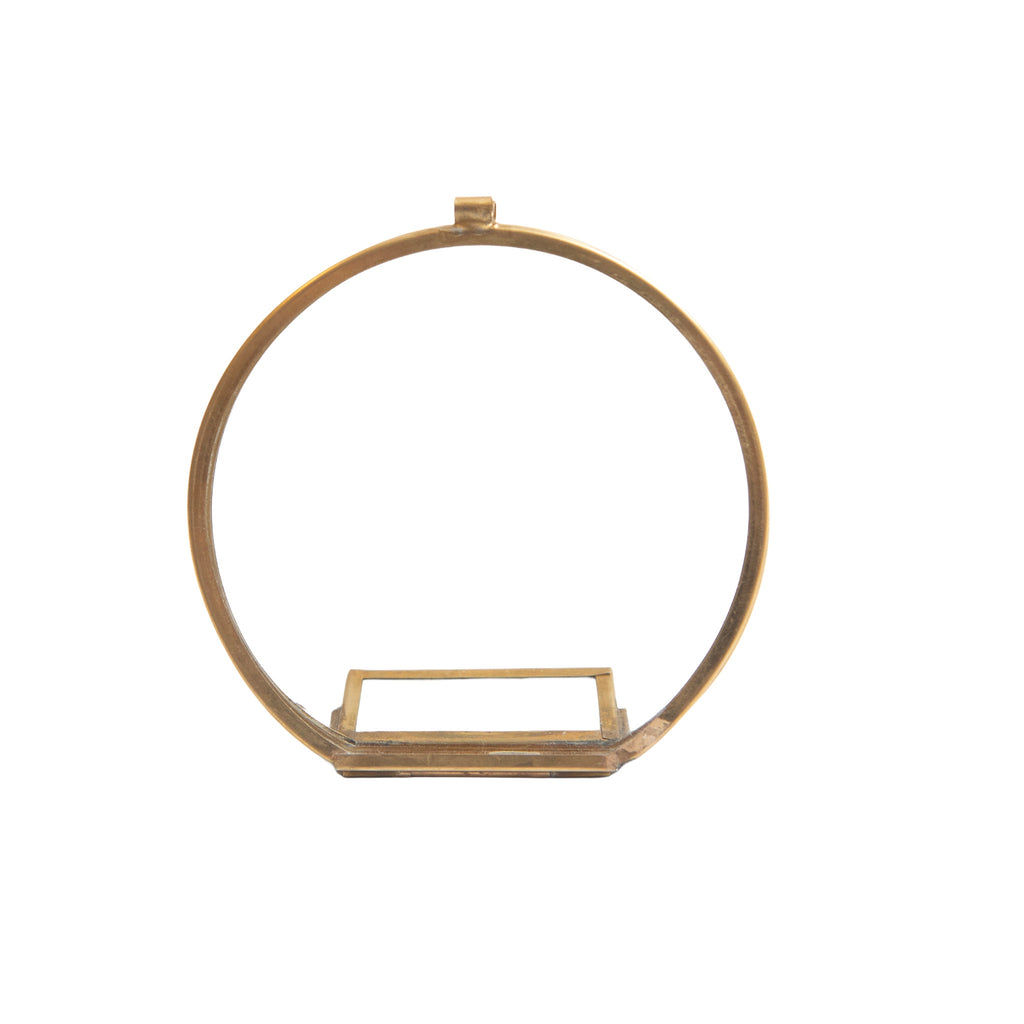 Brass Standing Frame 4" Round