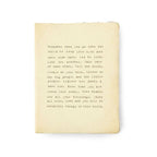 Remember When Large Deckled Edge Notebook - Cream