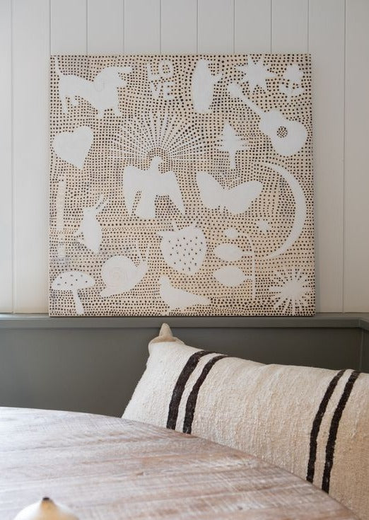 Things I Like Edition 1 Art Print - Grey Wood