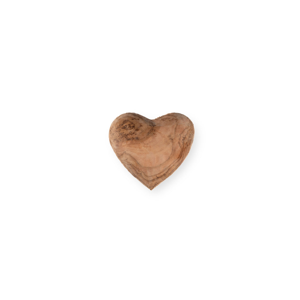 Olive Wood Carved Heart