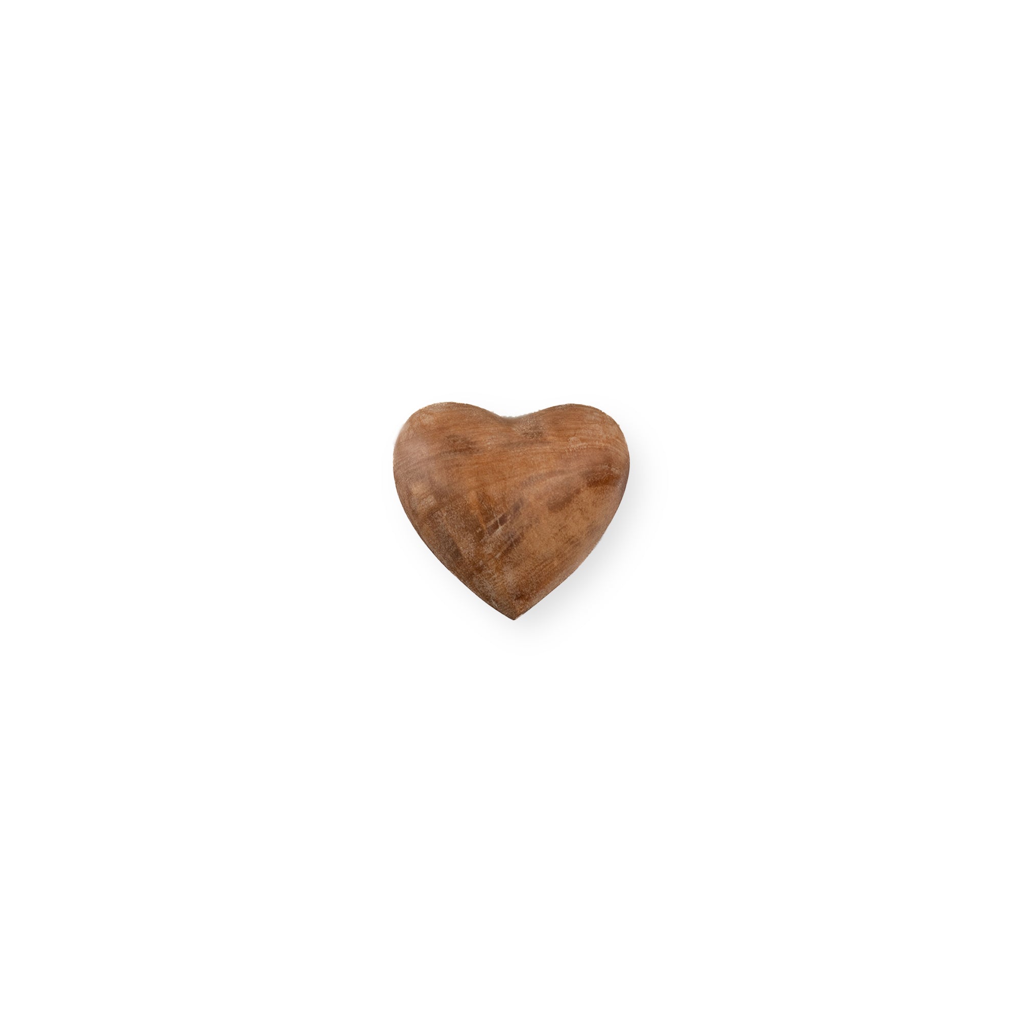 Small Olive Wood Carved Heart