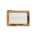 Olive Wood Rectangular Soap Dish 5"