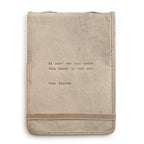 Omar Khayyam Leather Journal - Stone