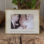The Kind Of Love Brass Linen Frame