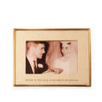 The Kind Of Love Brass Linen Frame
