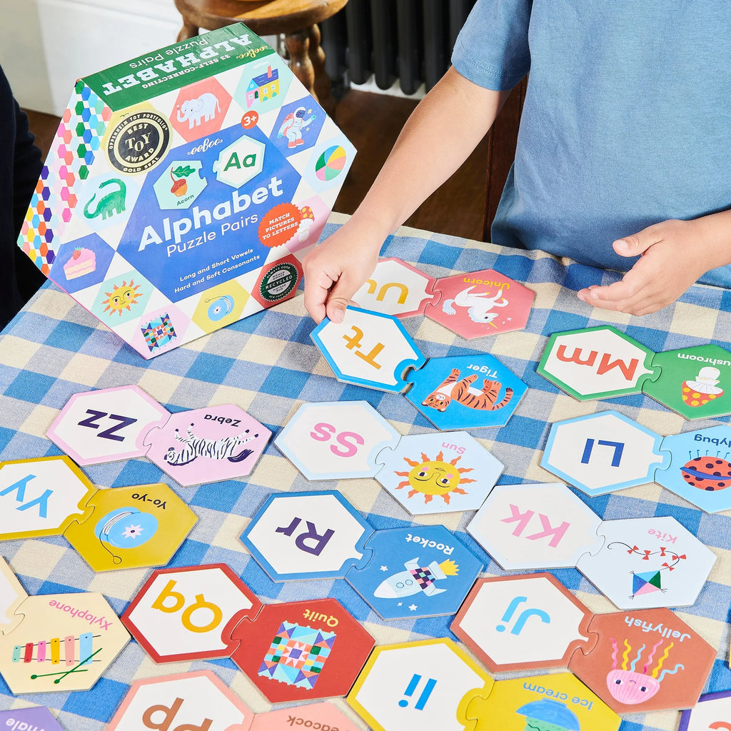 Alphabet Hexagon PuzzPair