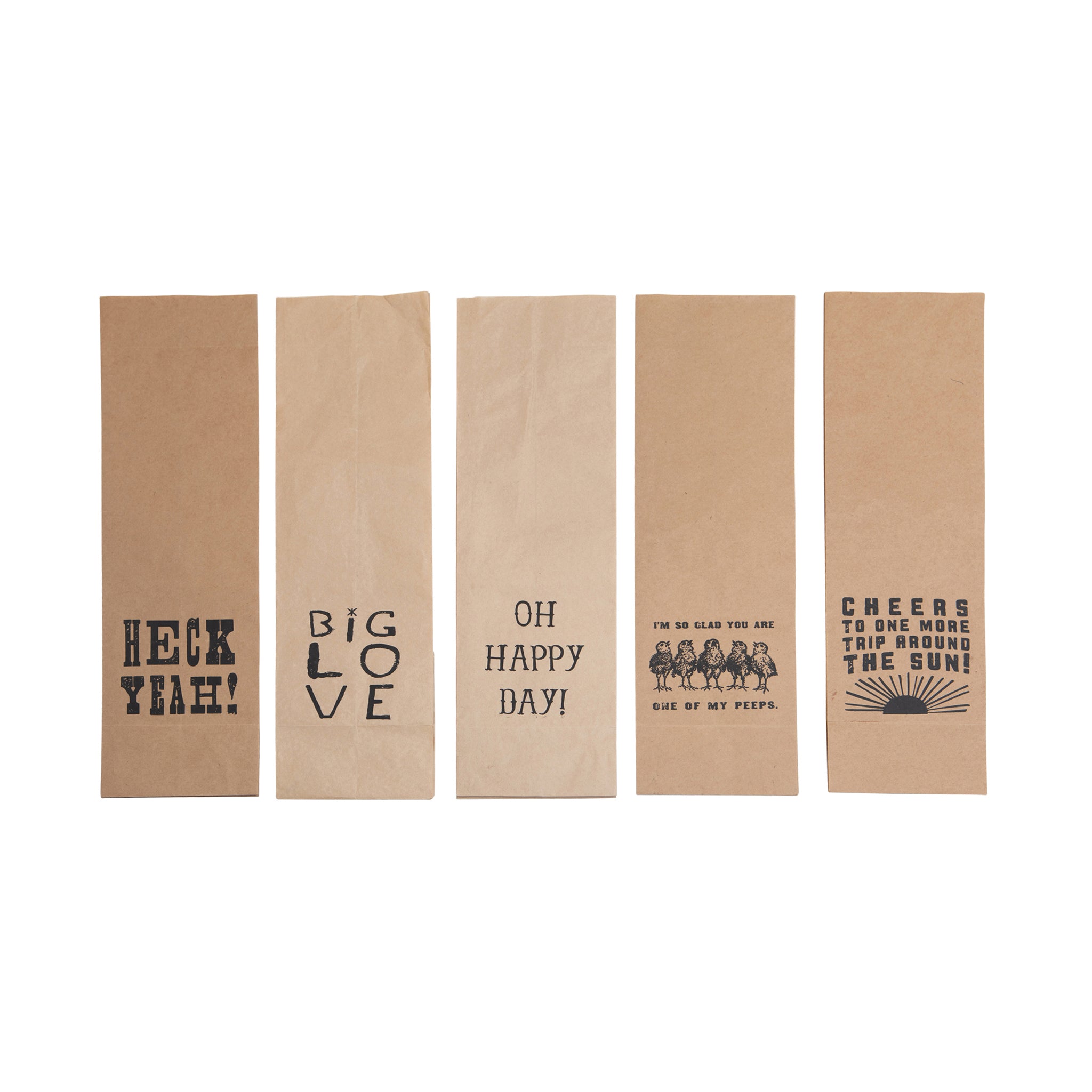 ***Cheers To One More Trip Around The Sun Paper Wine Bag