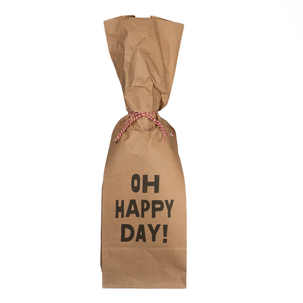 ***Oh Happy Day Paper Wine Bag