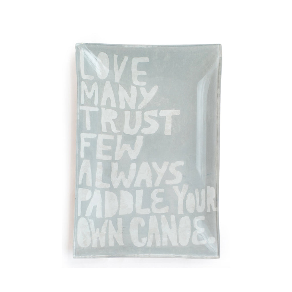 Large Rectangle Decoupage Plate