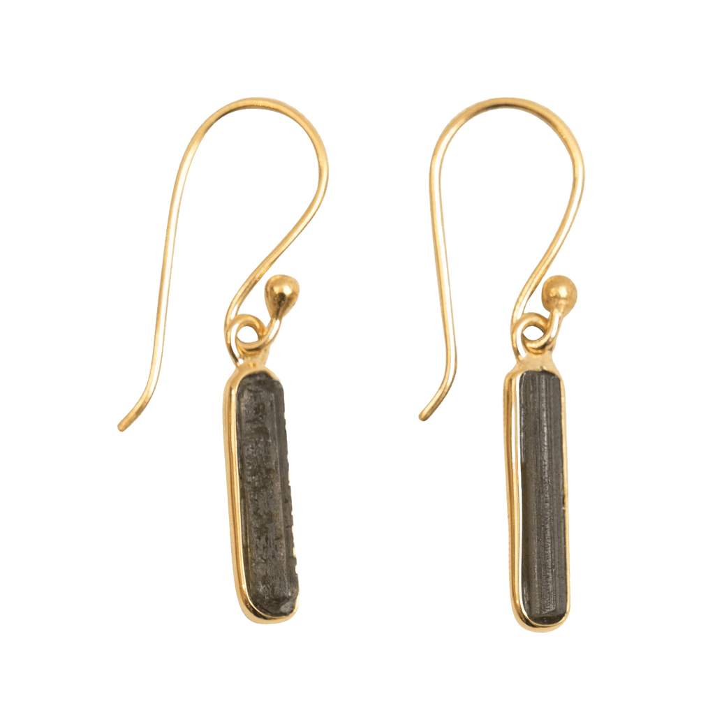 [DEV TEST] Tourmaline Bar Dangle Earrings