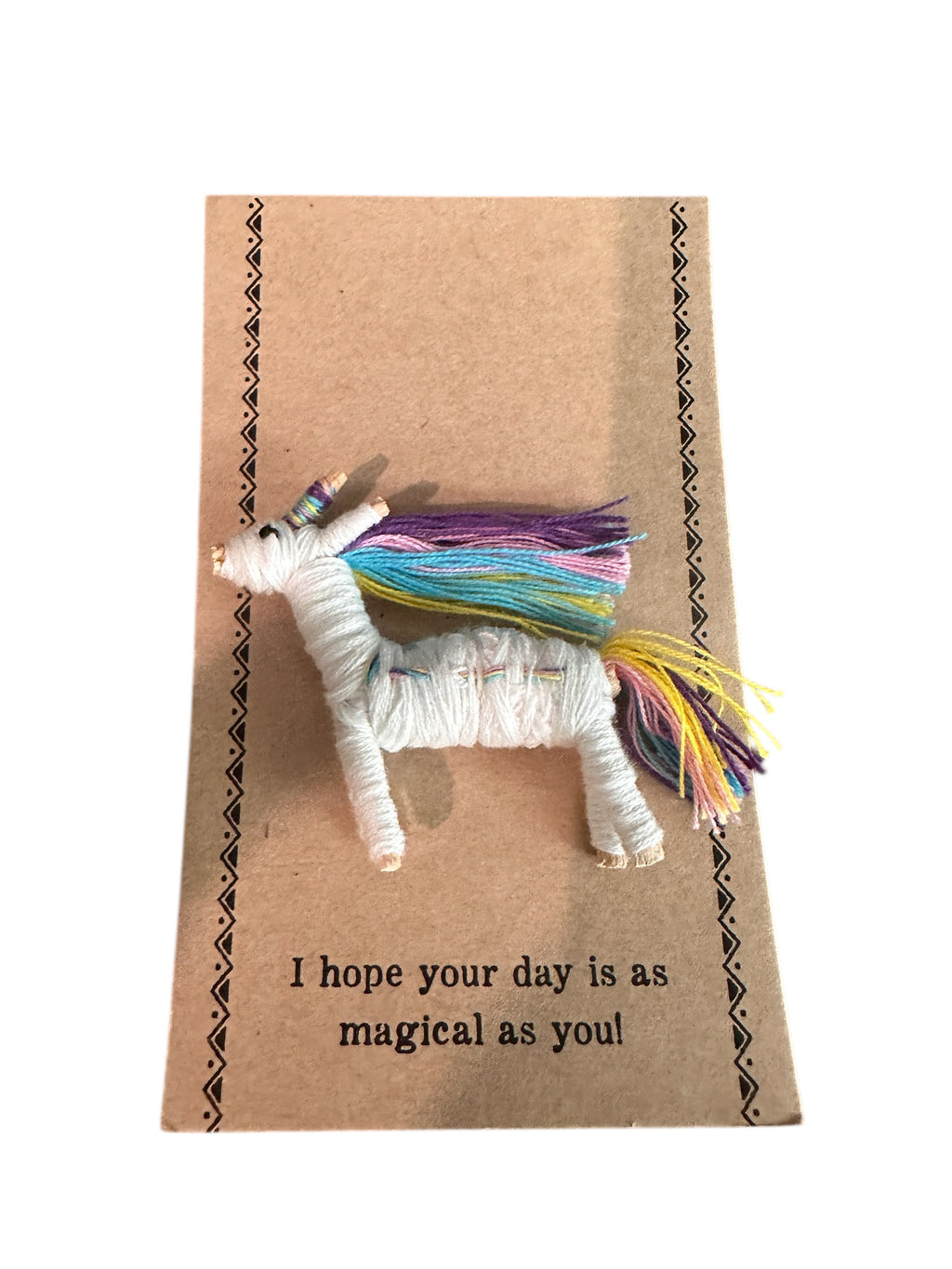 Unicorn Worry Doll Ornament