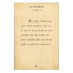 Ray Bradbury Art Print - Gallery Wrap