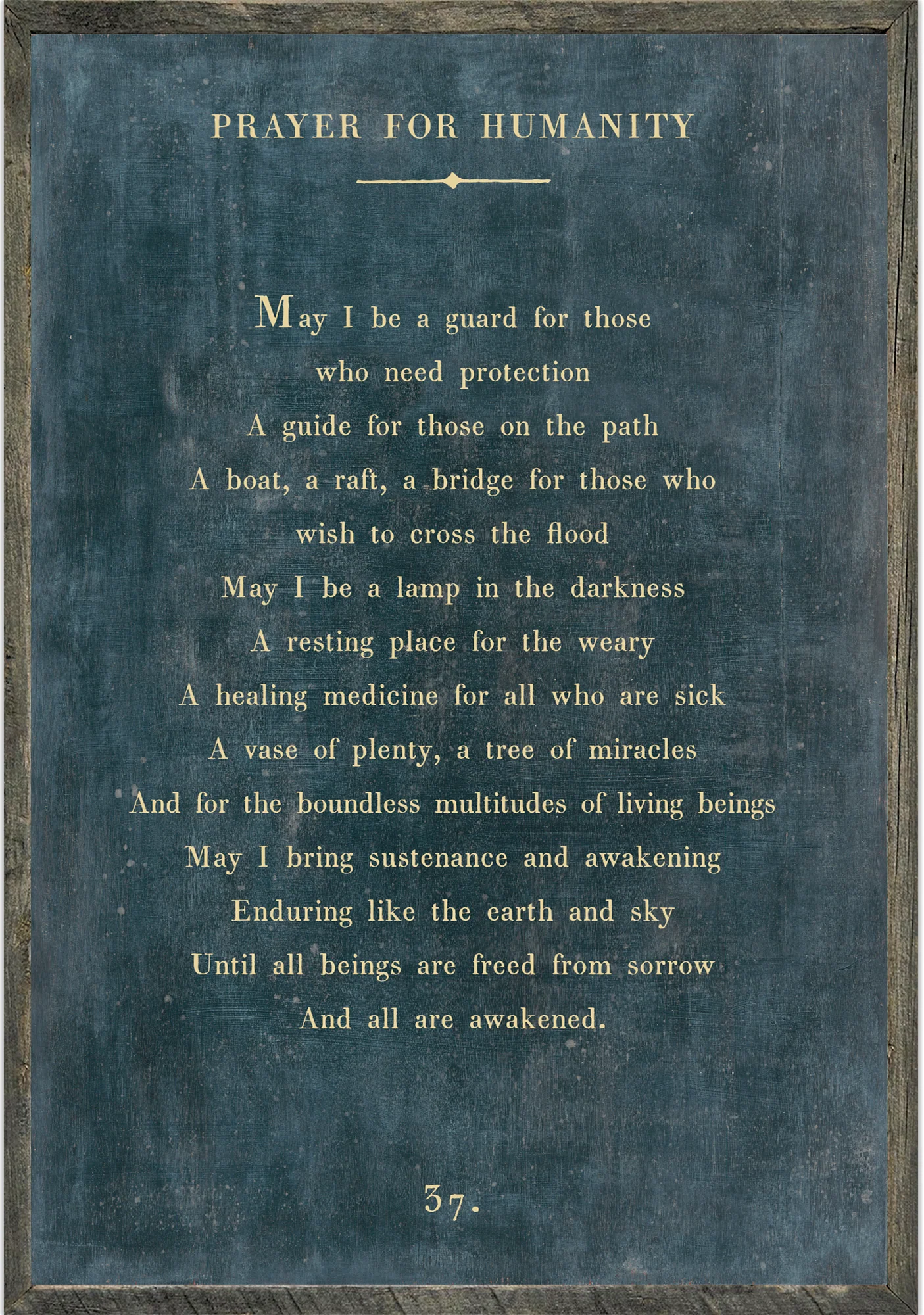 Prayer For Humanity Poetry Collection