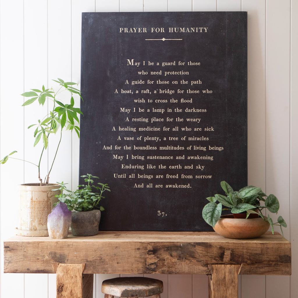 Prayer For Humanity Art Print - Gallery Wrap
