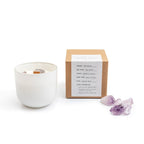 Amethyst Crystal Candle - 11oz