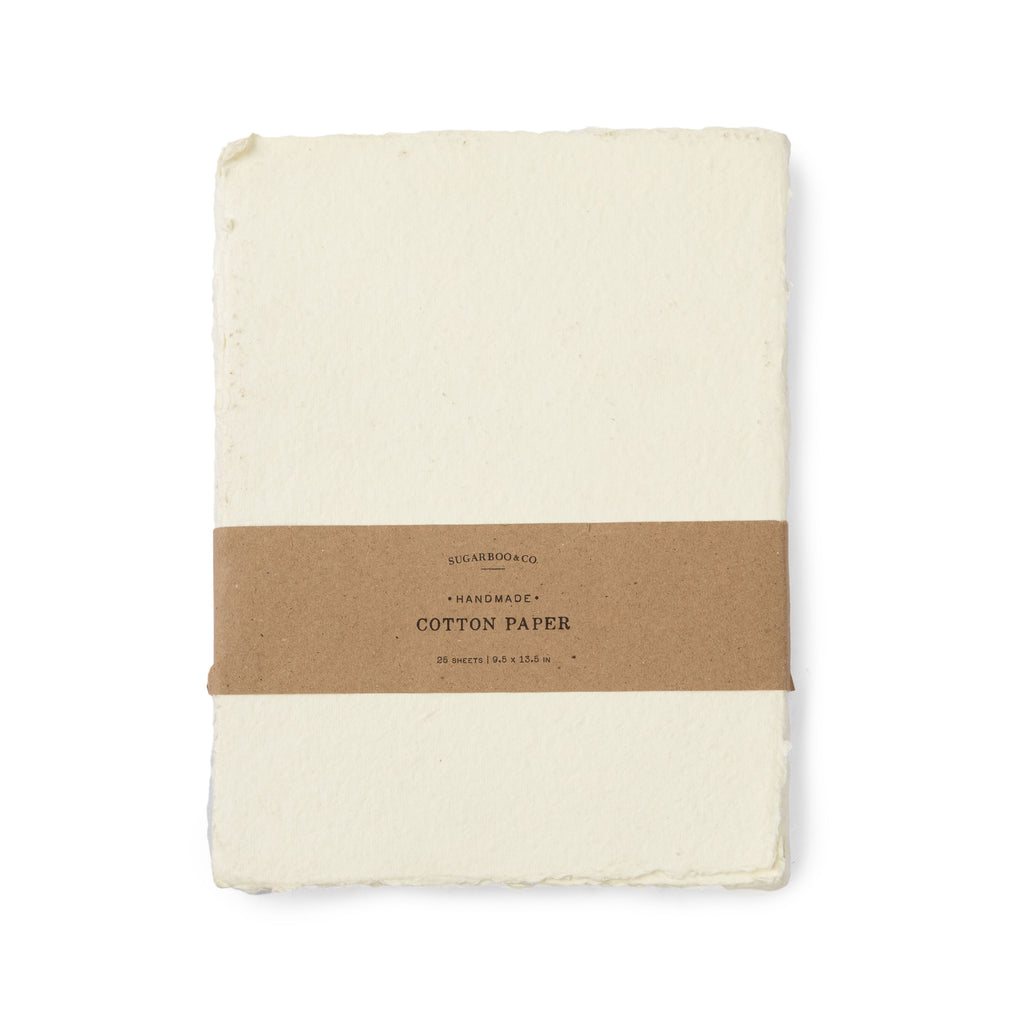 Handmade Cotton Paper Bundle - Cream