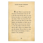 Ralph Waldo Emerson Art Print - Book Collection