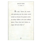 Roald Dahl Art Print - Book Collection